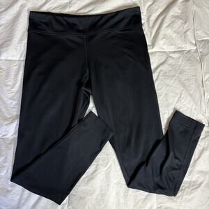 XL Under Armour Women's Black Full Length Leggings Workout Gym Athleisure Yoga